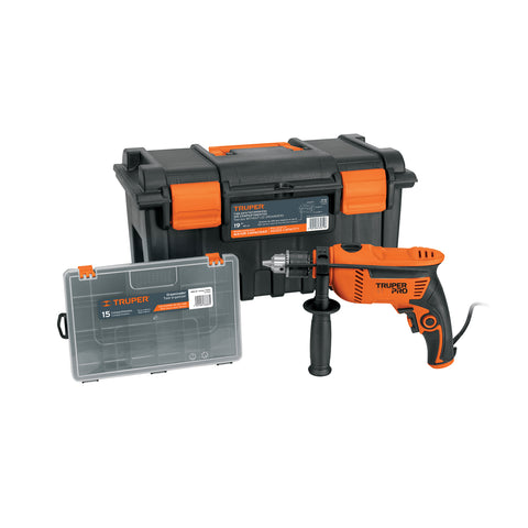 Combo rotomartillo 1/2' 650W, caja p/herramienta,organizador | COMBO-100 | 10884
