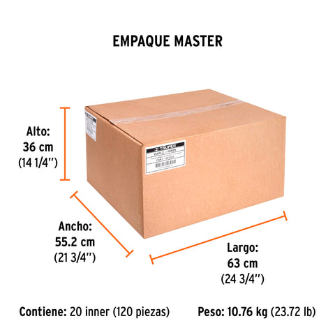 Gaveta apilable #2 de plástico, 17 x 11 x 8 cm, TRUPER | GAV-2 | 10889