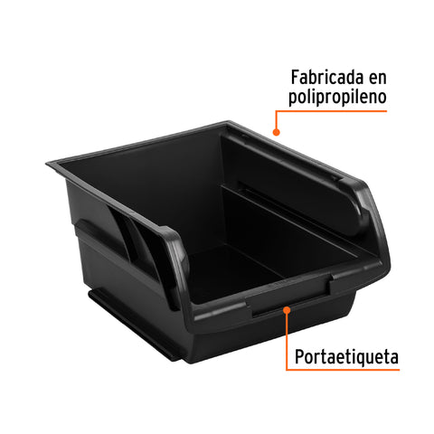 Gaveta apilable #3 de plástico, 25 x 17 x 11 cm, TRUPER | GAV-3 | 10890