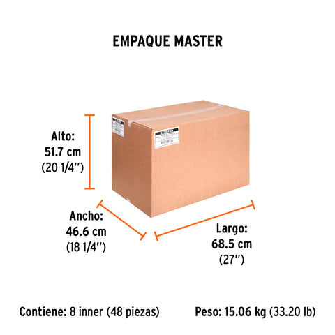 Gaveta apilable #3 de plástico, 25 x 17 x 11 cm, TRUPER | GAV-3 | 10890