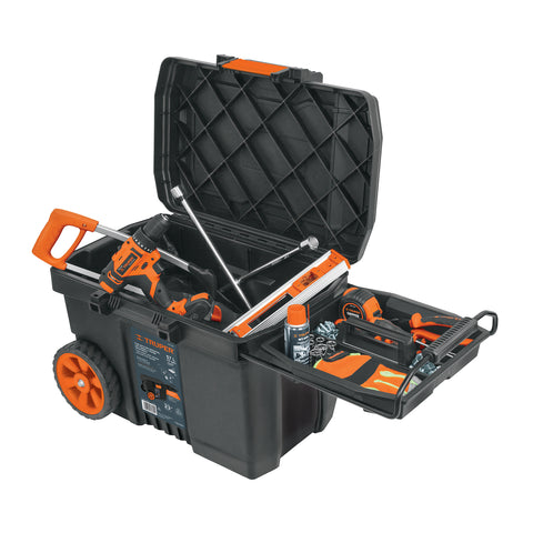 Caja para herramienta, 23'x17' c/ruedas, mango telescópico | CHP-23R | 10902