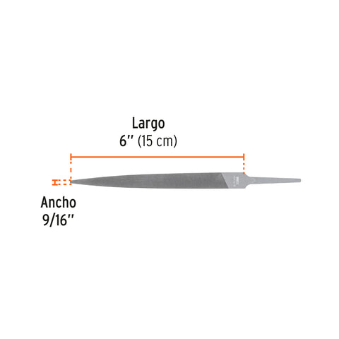 Lima para cerrajero fina 6', Truper | LCM-6 | 10996