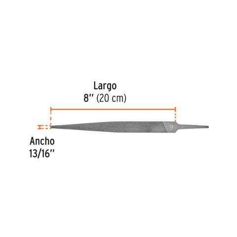 Lima para cerrajero fina 8', Truper | LCM-8 | 10998