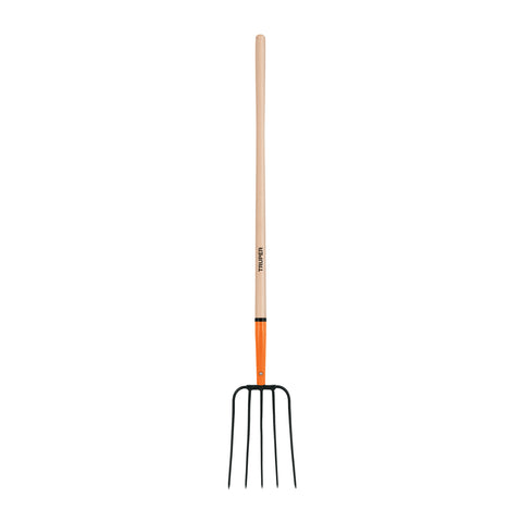 Bieldo para paja, 5 dientes, mgo largo 48', TRUPER | BPJ-5 | 11006