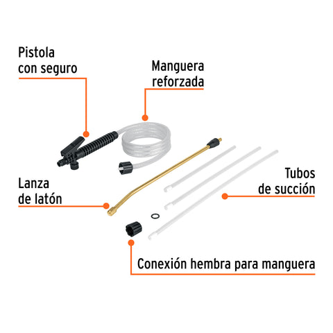 Manguera y dosificador de repuesto para FUT-3, 5 y 7, Truper | MD-FUT-3,5,7 | 11034