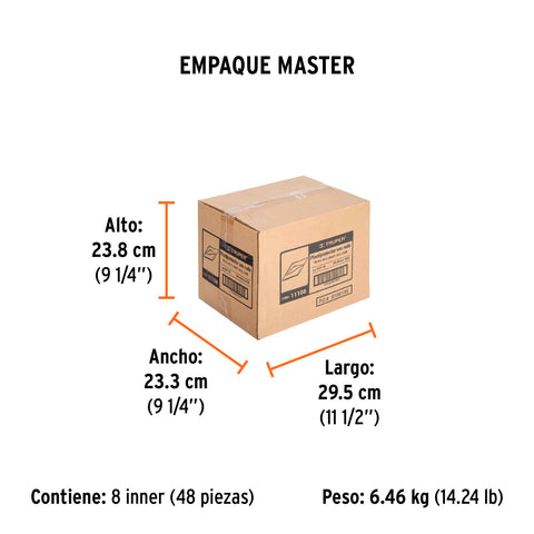 Plastiprotector 5 x 2 m, uso rudo, Truper | PLAP-10R | 11108