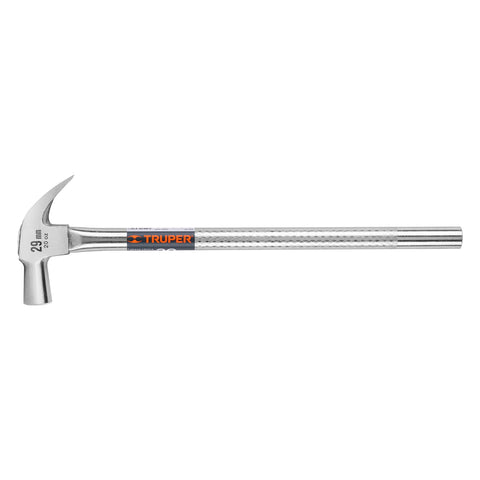 Martillo cabeza cónica 29 mm uña curva, mango tubular,TRUPER | MAC-29T | 11175