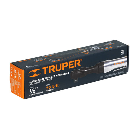 Matraca de impacto neumática 1/2', Truper | TPN-886H-2 | 11189