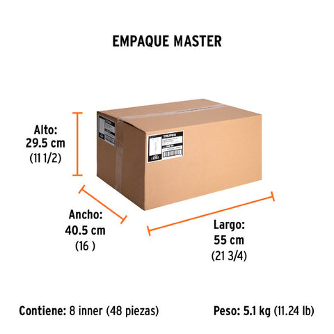 Embudo plástico 500 ml, cuello flexible con filtro, Truper | EMB-50 | 11207