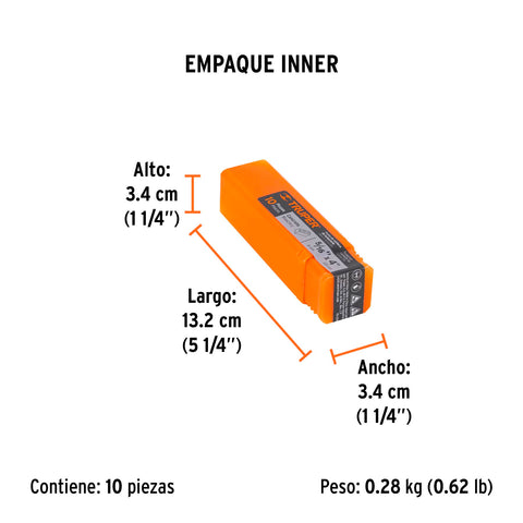 Broca para concreto de 5/16 x 4', Truper | BCT-5/16X4 | 11212