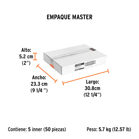 Broca para concreto de 3/8 x 12', Truper | BCT-3/8X12 | 11227