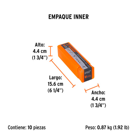 Broca para concreto de 1/2 x 6', Truper | BCT-1/2X6 | 11230