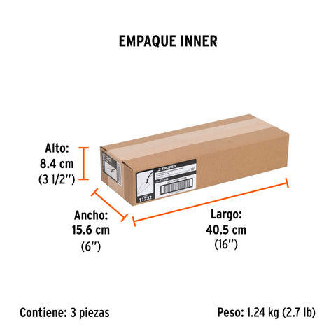 Cuchara para albañil 10' forjada tipo Filadelfia,mgo Comfort | CT-10B | 11232