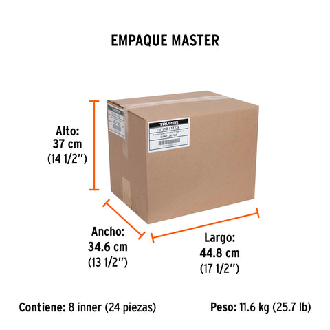 Cuchara para albañil 11' forjada tipo Filadelfia,mgo Comfort | CT-11B | 11234
