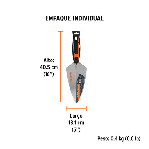 Cuchara para albañil 11' forjada tipo Filadelfia,mgo Comfort | CT-11B | 11234