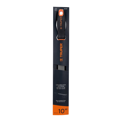 Lima plana muza 10' con mango doble inyección, TRUPER | LPM-10T | 11241