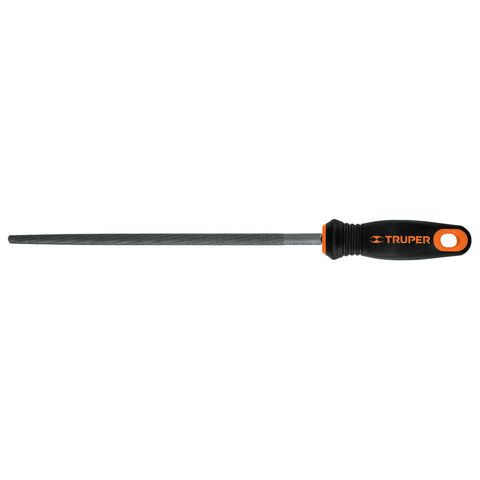 Lima redonda bastarda 10' con mango doble inyección, TRUPER | LRB-10T | 11244