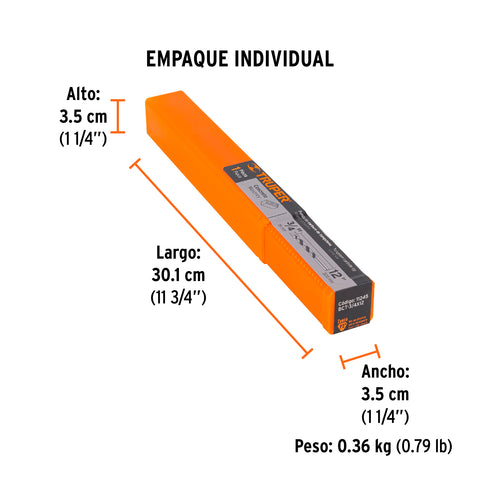 Broca para concreto de 3/4 x 12', Truper | BCT-3/4X12 | 11245
