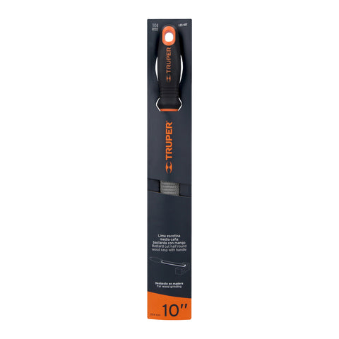 Lima escofina 10' con mango doble inyección, TRUPER | LES-10T | 11246