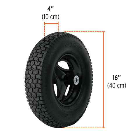 Carretilla 8 ft3 Neumática, bastidor tubular, Truper | CAR-81 | 11249