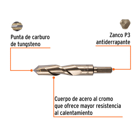 Broca para concreto de 1 x 6', Truper | BCT-1X6 | 11254