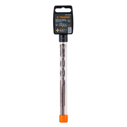 Broca SDS Plus 1/2 x 6', Truper | BS-1/2X6 | 11279