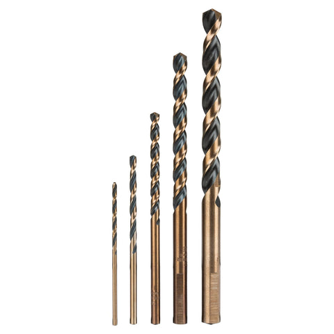 Juego de 5 brocas HSS para metal, Truper Expert | JBAV-5 | 11394