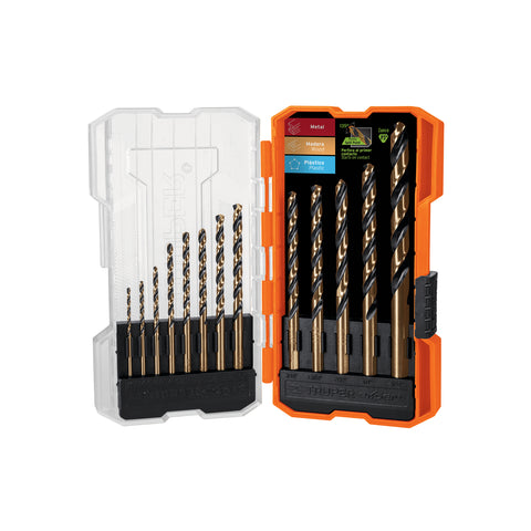 Juego de 13 brocas HSS para metal en estuche, Truper Expert | JBAV-13 | 11402