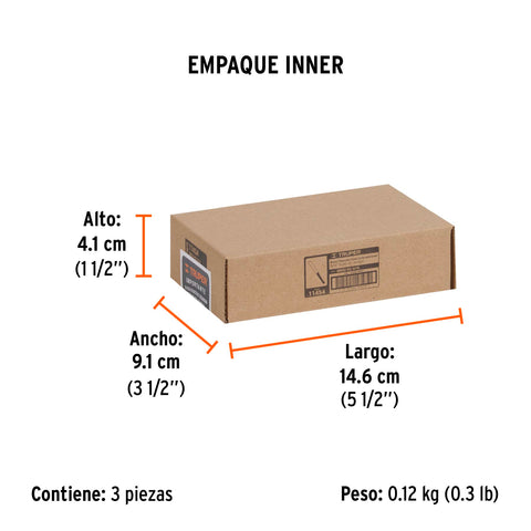 Broca para router, recta 2 filos, 5/16', Truper | BROU-R2-5/16 | 11454