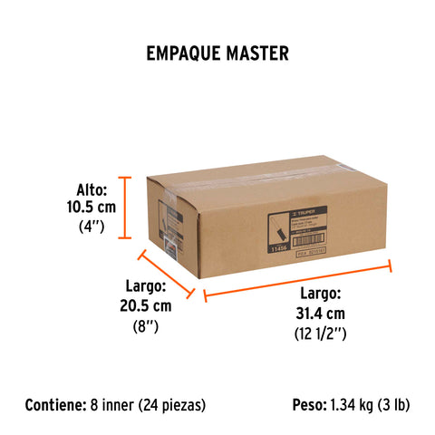 Broca para router, recta 2 filos, 1/2', Truper | BROU-R2-1/2 | 11456