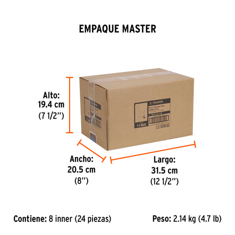 Broca para router, chaflán, 1-1/4' con balero, Truper | BROU-CH1-1/4X | 11468