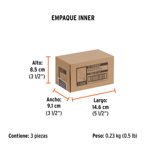 Broca para router, redondeado, 1-1/4' con balero, Truper | BROU-RD1-1/4X | 11470