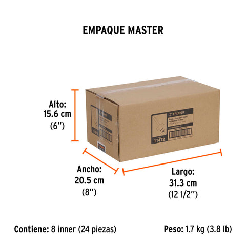 Broca para router, redondeado con moldura, 1' con balero | BROU-RM1X | 11472