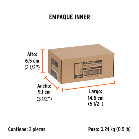 Broca para router, bocel cuarto, 1-1/8' con balero, Truper | BROU-BC1-1/8X | 11485