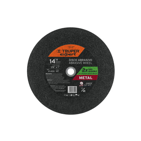 Disco Tipo 41 de 14' x 3.4 mm para corte de metal, EXPERT | ABT-742 | 11567