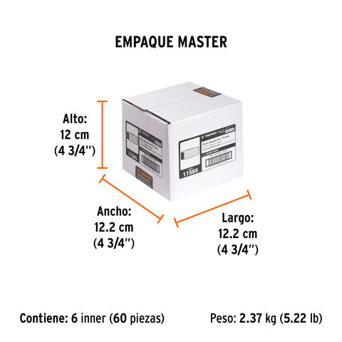 Disco Tipo 41 de 4-1/2' x 1.6 mm corte fino de metal, Sable | DICOF-4516 | 11585