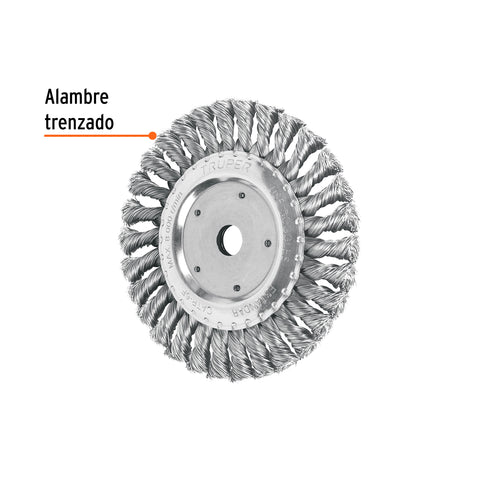 Carda trenzado fino 6' x 5/8' para esmeril, Truper | CATR-6F | 11598