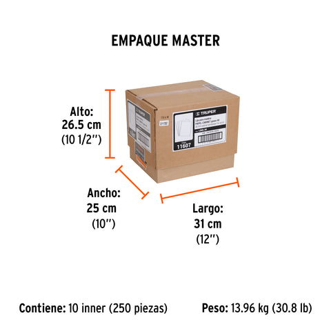Lija para madera papel cabinet, grano 40, Truper | LIMA-40 | 11607