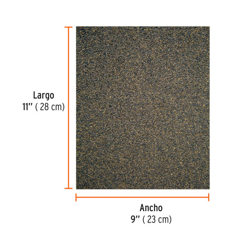 Lija para madera papel cabinet, grano 50, Truper | LIMA-50 | 11608