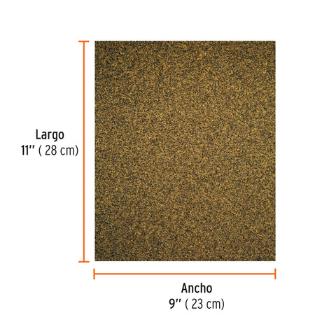 Lija para madera papel cabinet, grano 80, Truper | LIMA-80 | 11610