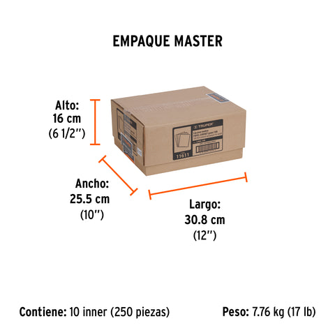 Lija para madera papel cabinet, grano 100, Truper | LIMA-100 | 11611
