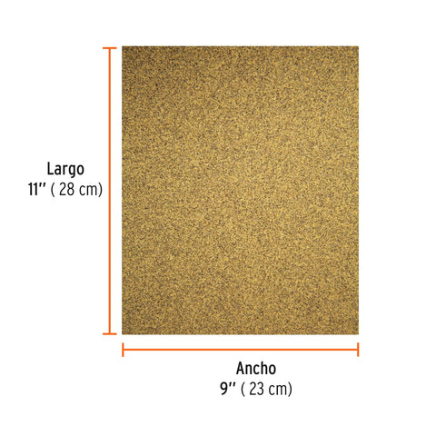 Lija para madera papel cabinet, grano 100, Truper | LIMA-100 | 11611