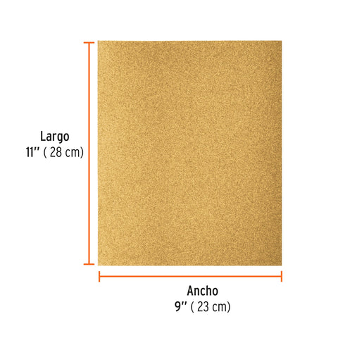 Lija para madera papel cabinet, grano 120, Truper | LIMA-120 | 11612