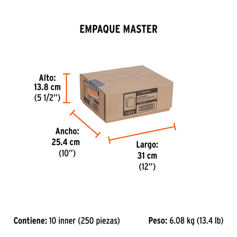 Lija para madera papel cabinet, grano 120, Truper | LIMA-120 | 11612