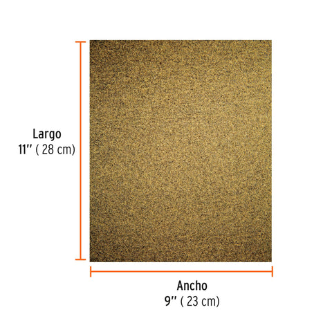 Lija para madera papel cabinet, grano 150, Truper | LIMA-150 | 11613