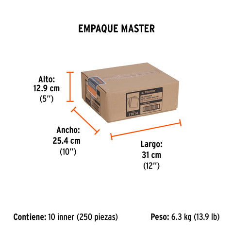 Lija para madera papel cabinet, grano 180, Truper | LIMA-180 | 11614