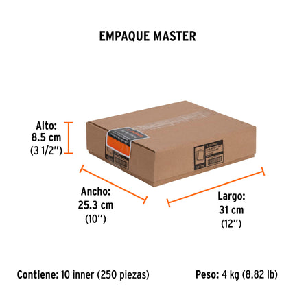 Lija de agua grano 500 de carburo de silicio, Truper (LIAG-500)