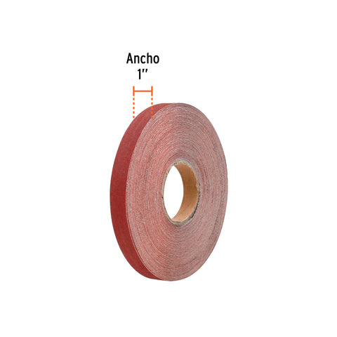 Rollo de 45 m de lija para plomero grano 100 ancho 1' | LIPL-100-1X45 | 11660
