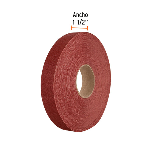 Rollo de 45 m de lija para plomero grano 100 ancho 1-1/2' | LIPL-100-1-1/2X45 | 11661