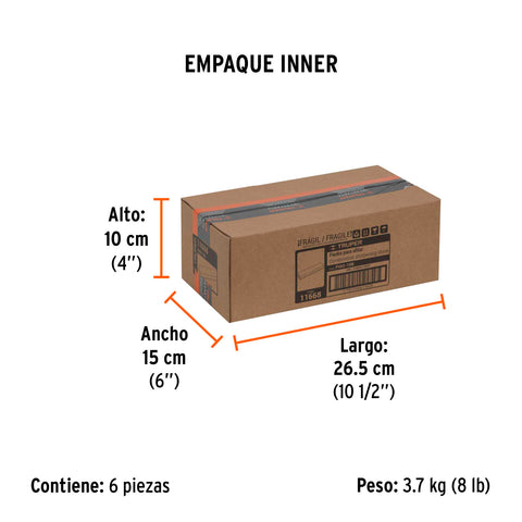 Piedra para asentar 200 mm, doble grano 150 y 240, Truper | PIAS-108 | 11668